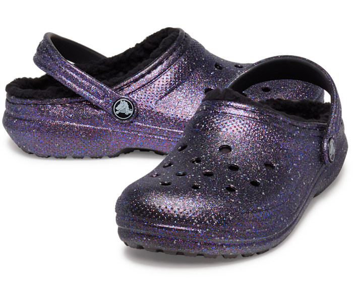 Girls glitter crocs online