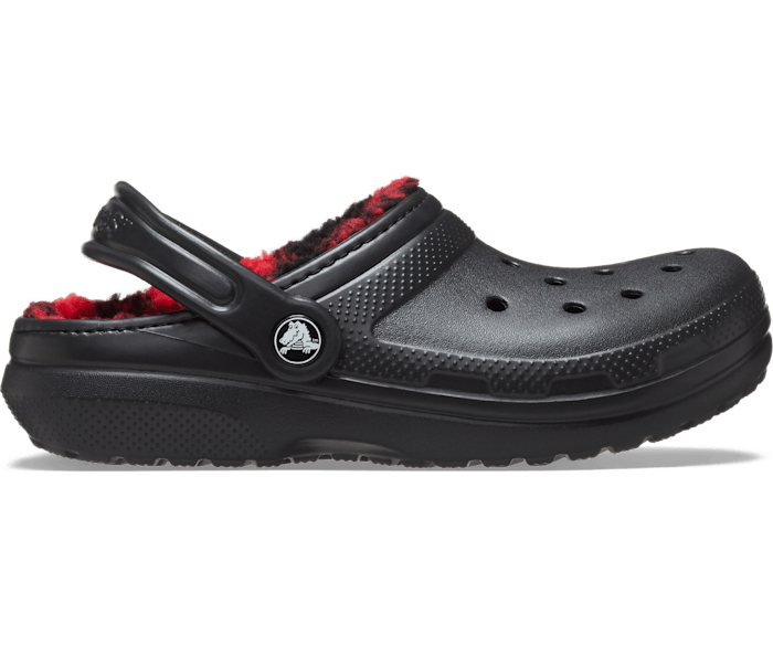 Kids furry crocs discount