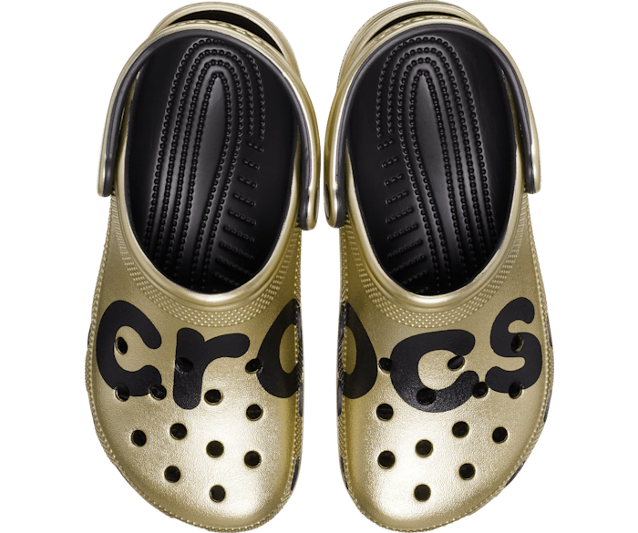 Classic Metallic Logo Clog Crocs