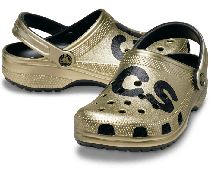 Classic Metallic Logo Clog Crocs
