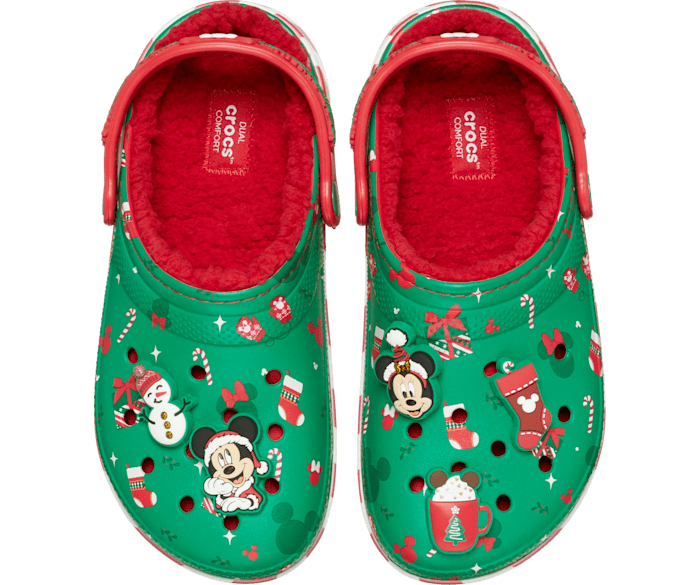 Mickey Mouse Holiday Lined Clog Crocs