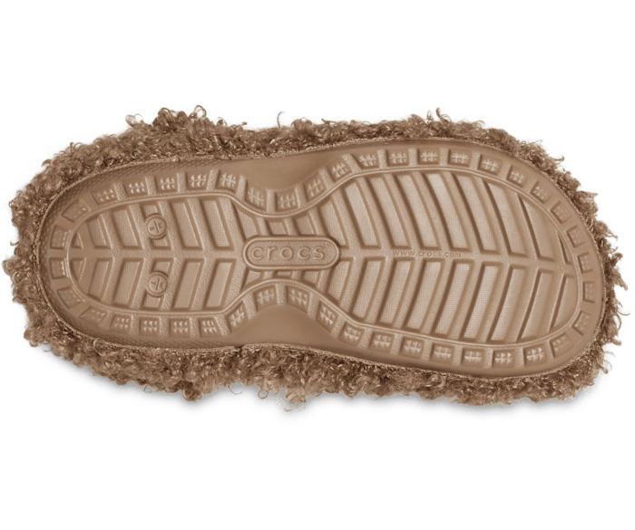 Faux fur crocs sales