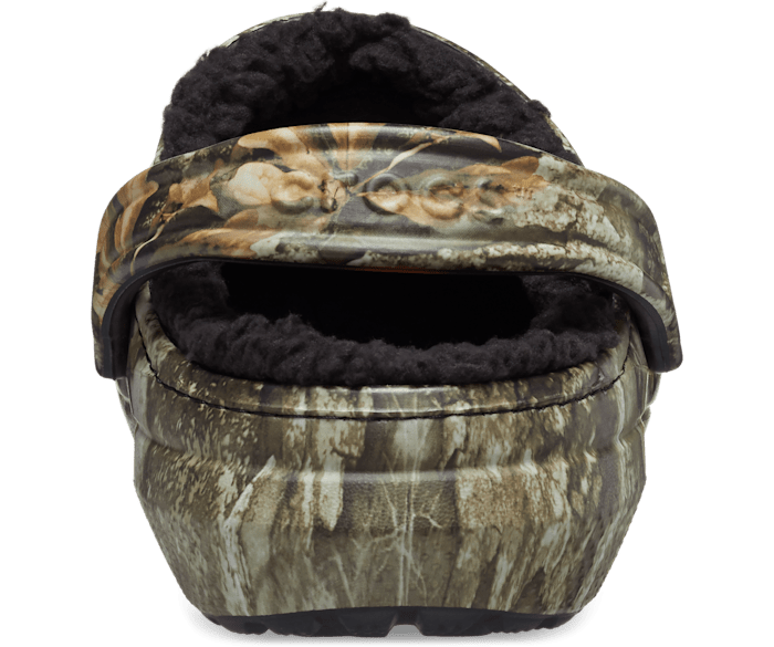 Fur lined camo crocs online