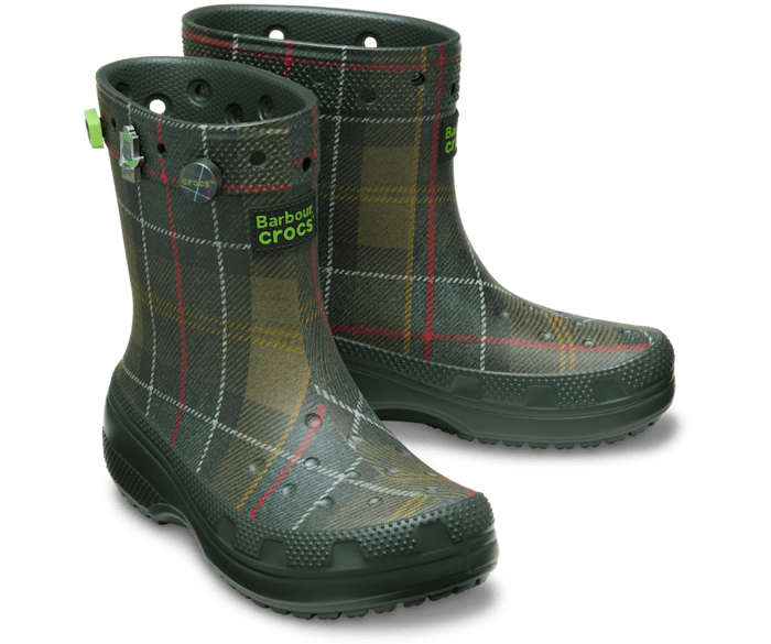 Barbour x Crocs Collection - RO Clog, Boot, & Barbour Jacket