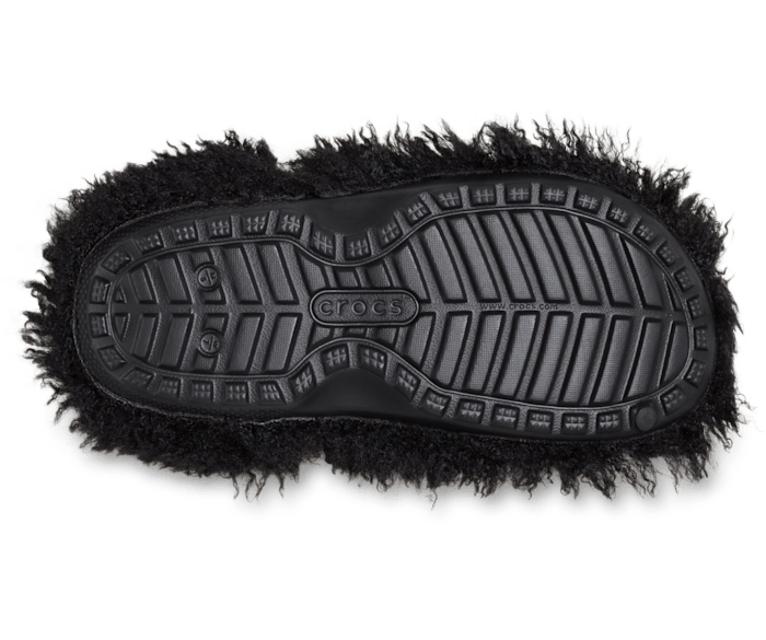 Gray crocs with fur new arrivals