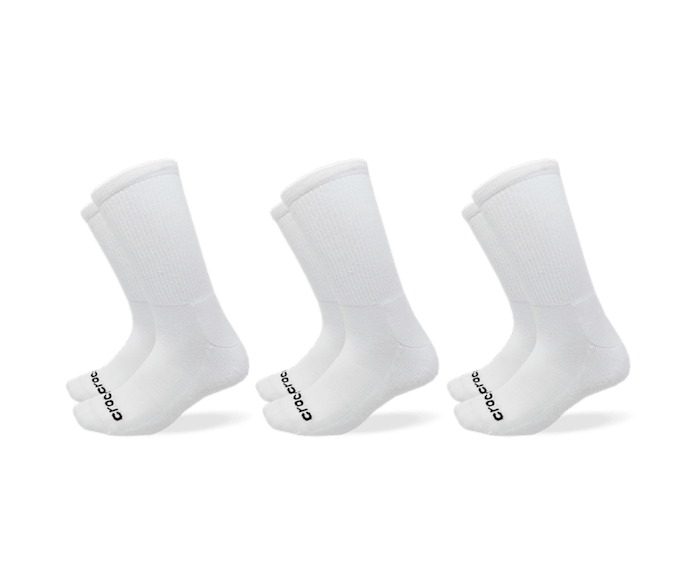 White crocs with socks on sale