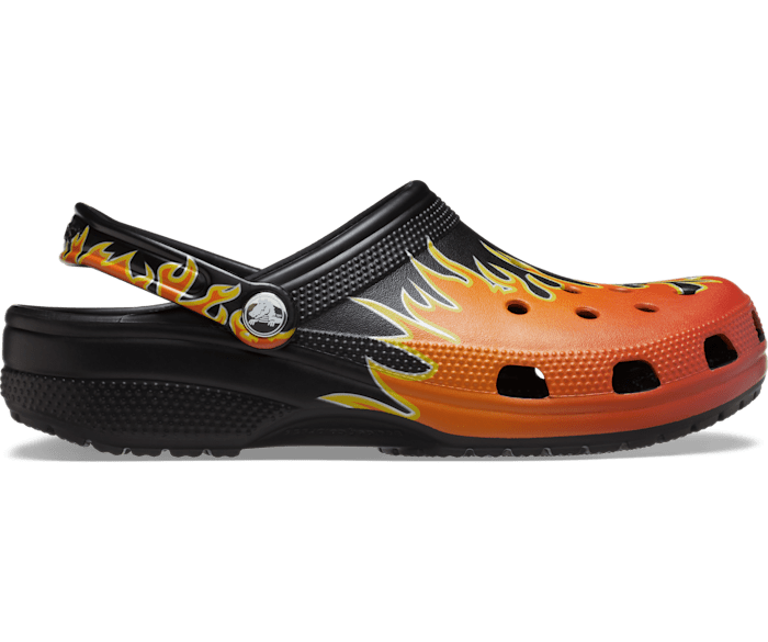 Classic Flames Clog Crocs