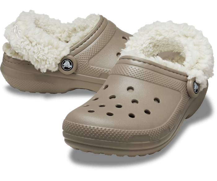 Girls fur lined crocs outlet