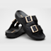 Women’s Metallic Buckle Saturday Sandal