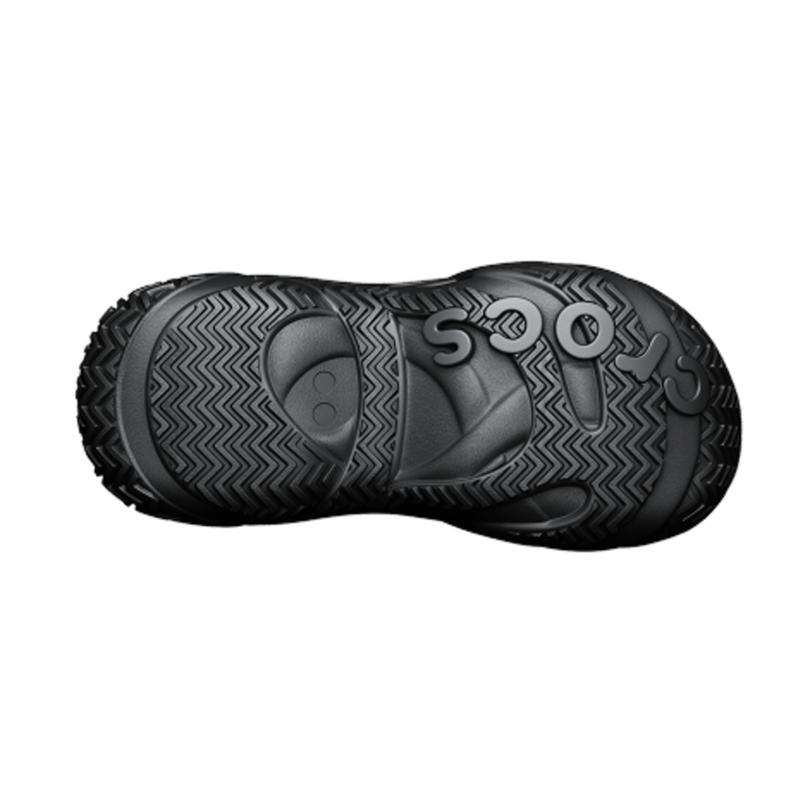 Black Caged Clog - Angle - Crocs