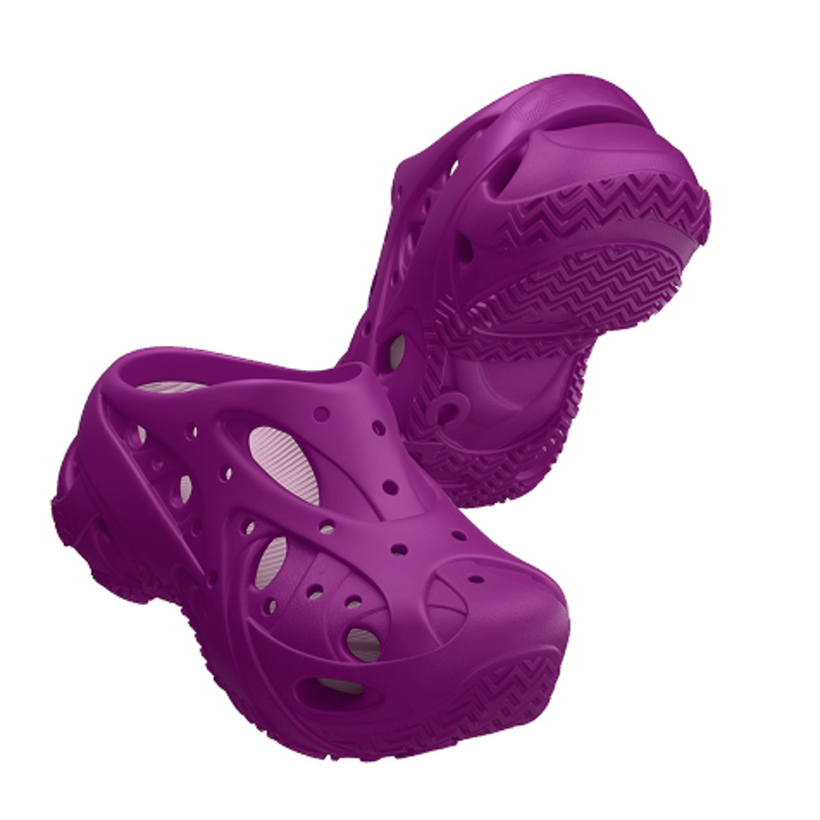 Grapeberry Caged Clog - Bottom - Crocs