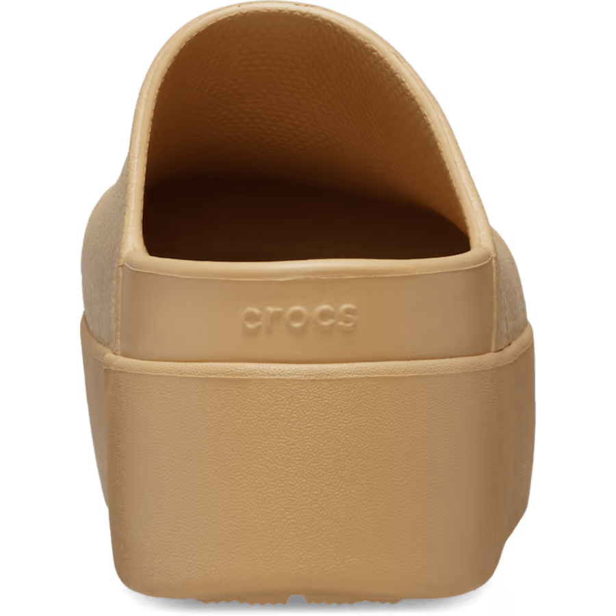 Wheat Dylan Platform Clog - Back - Crocs