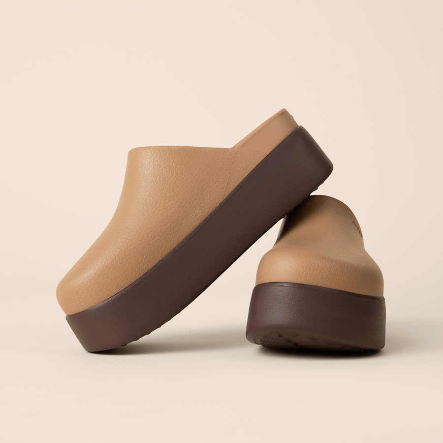 Sepia Dylan Platform Clog - Side - Crocs
