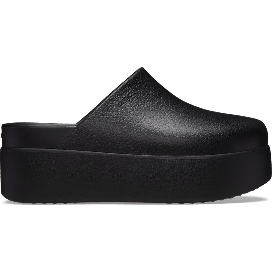Black Dylan Platform Clog - Side - Crocs