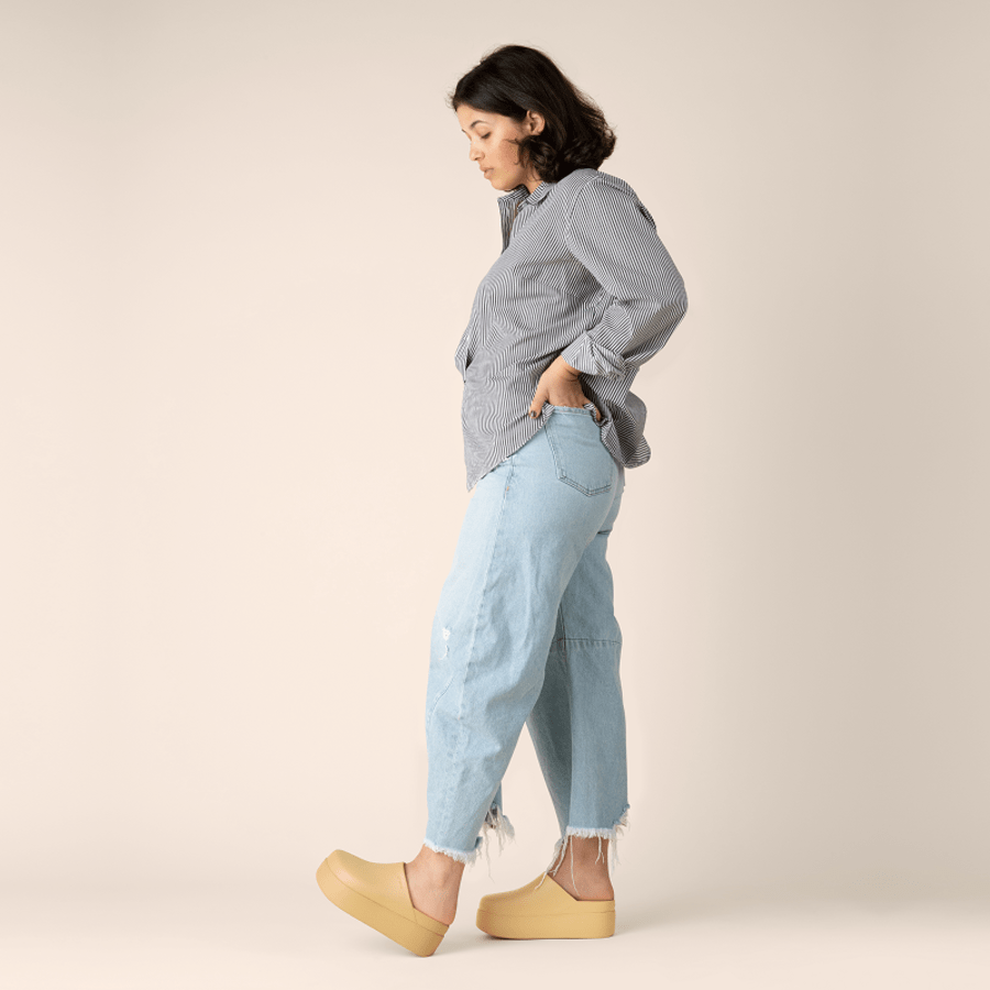 Wheat Dylan Platform Clog - Pair - Crocs