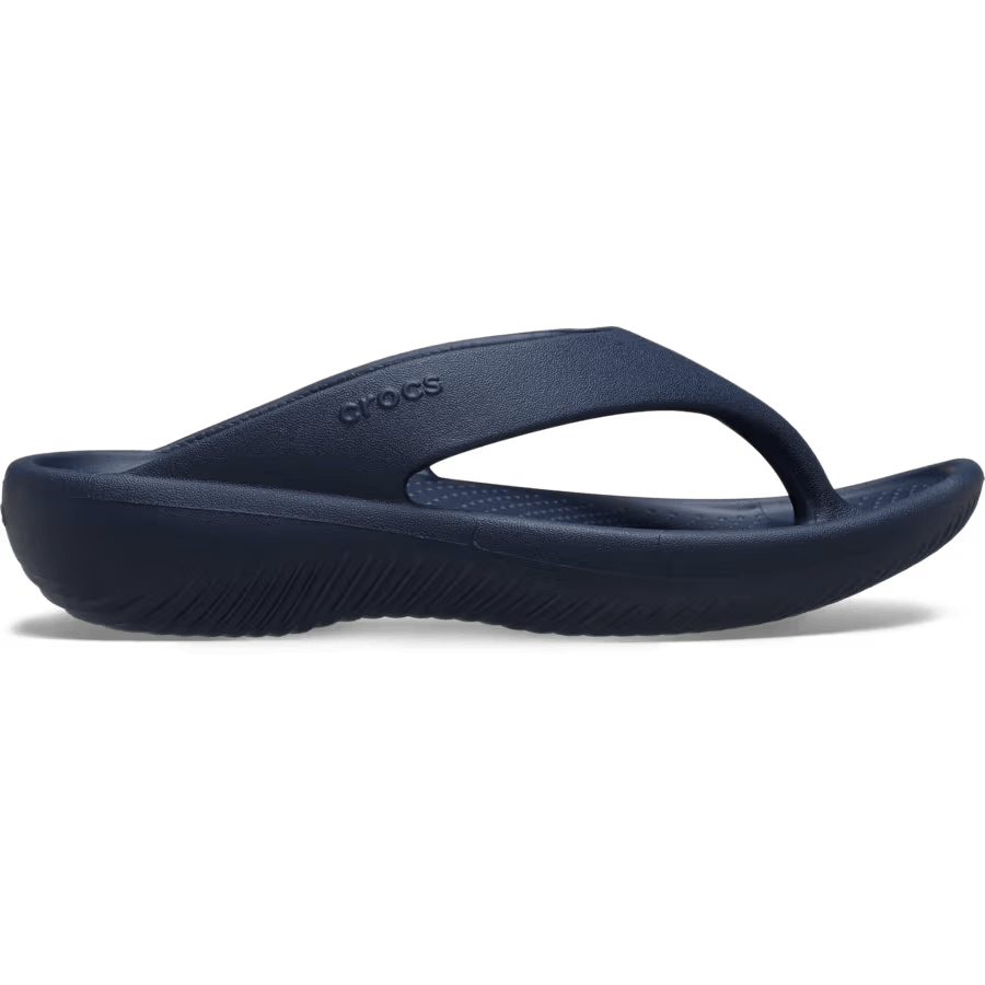 Navy Women’s Mellow Recovery Flip - Side - Crocs