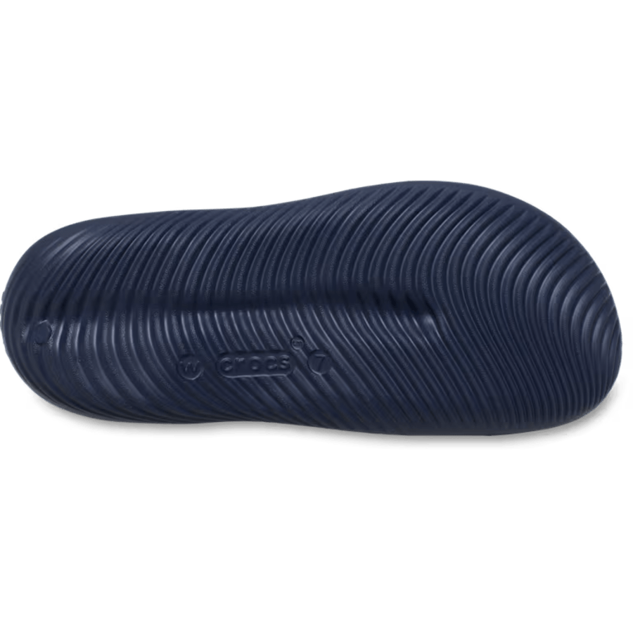 Navy Women’s Mellow Recovery Flip - Bottom - Crocs