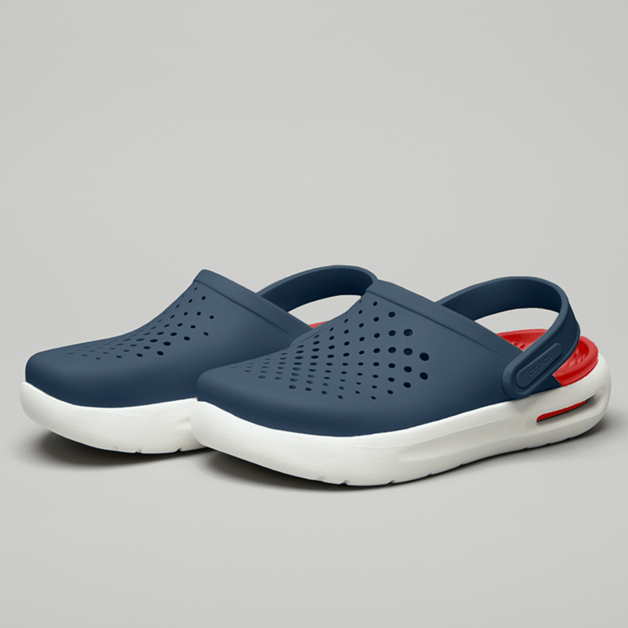 Navy InMotion Clog - Side - Crocs