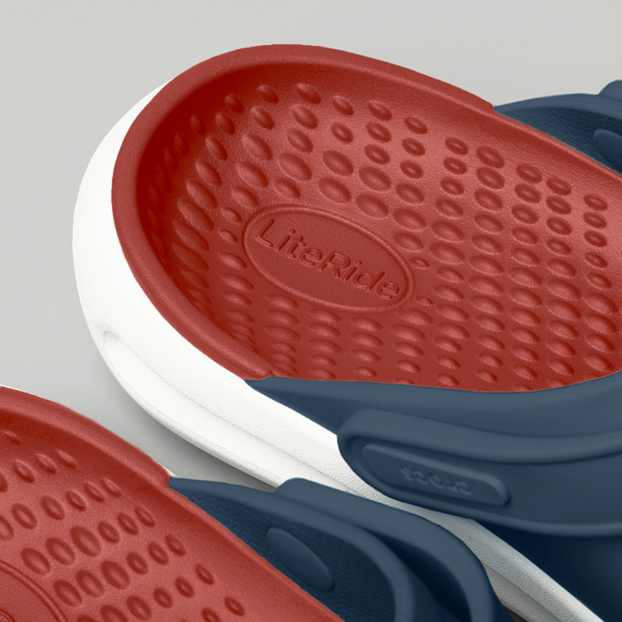 Navy InMotion Clog - Bottom - Crocs