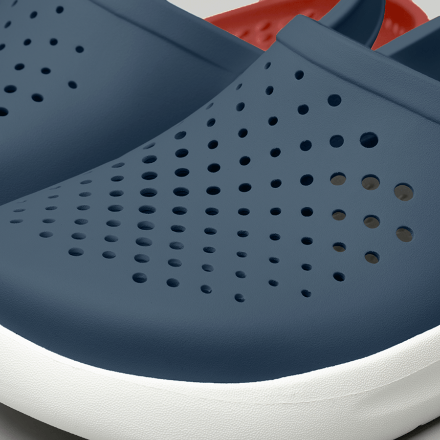Navy InMotion Clog - Angle - Crocs