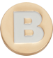 Gold Letter B