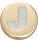 Gold Letter J