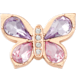 Gold Butterfly with Gem