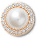 Pearl with Diamonds