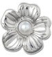 Silver Monochrome Daisy 2