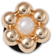 Gold and Pearl Tiny Flower