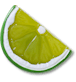 Shiny Lime Slice
