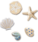 Gold Seashell 5 Pack