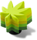 Stacked Hemp Leaf