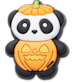 Panda Jack-O'-Lantern