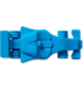 3D Blue Race Car