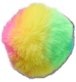 Rainbow Puff Charm