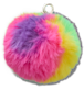 Rainbow Puff Charm