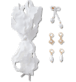 Laces and Pearl Bow Charm Kit