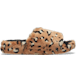 Classic Leopard Fur Slide