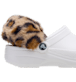 Faux Leopard Printed Back Strap Scrunchie