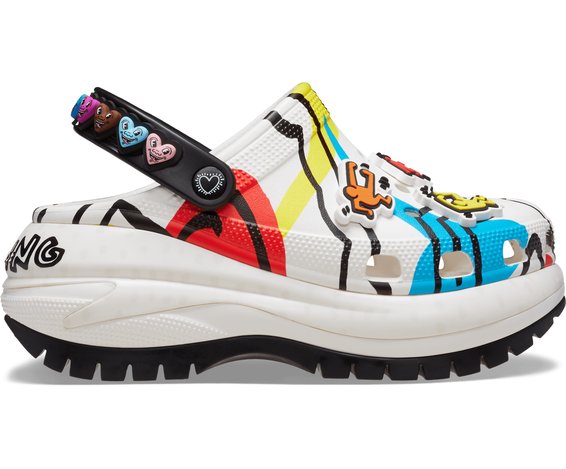 키스 해링 메가 크러쉬 클로그