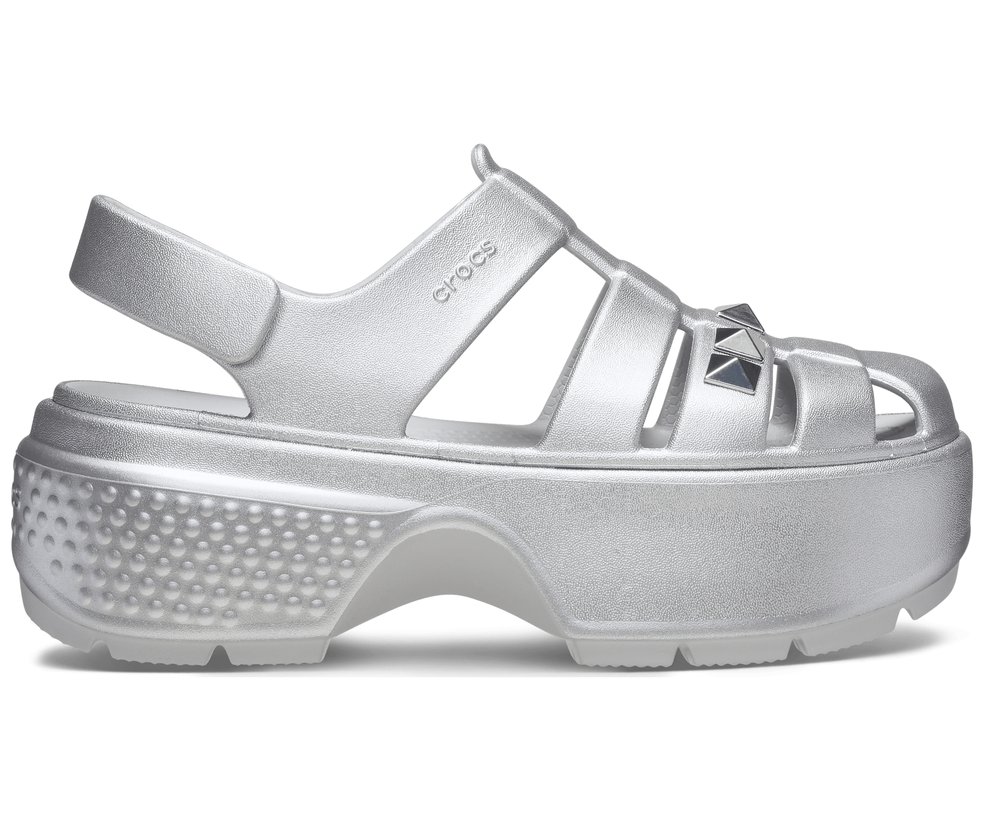 스톰프 스터드 메탈릭 피셔맨 샌들