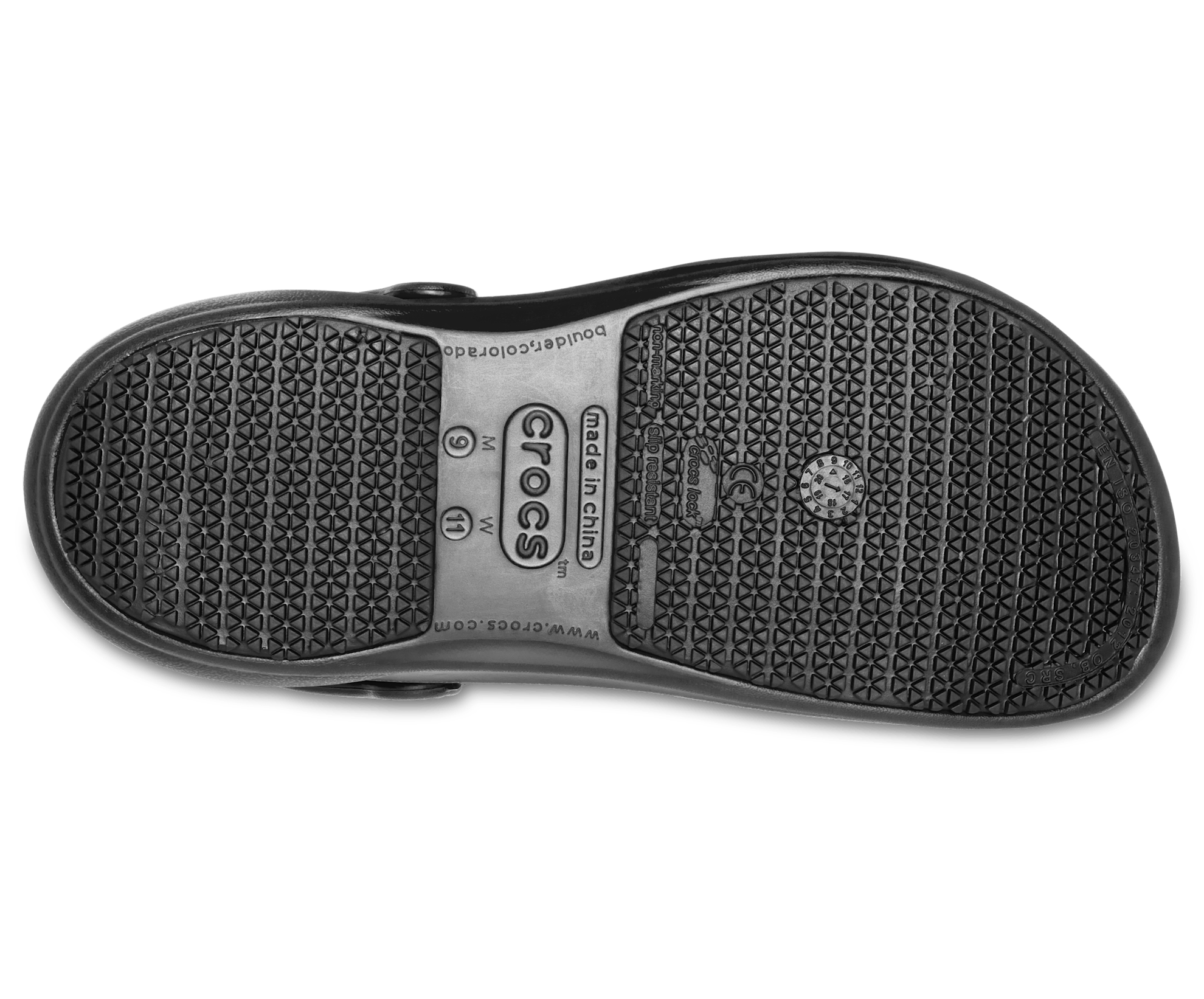 Crocs Bistro Work Clog Unisex Black W11/M9 7