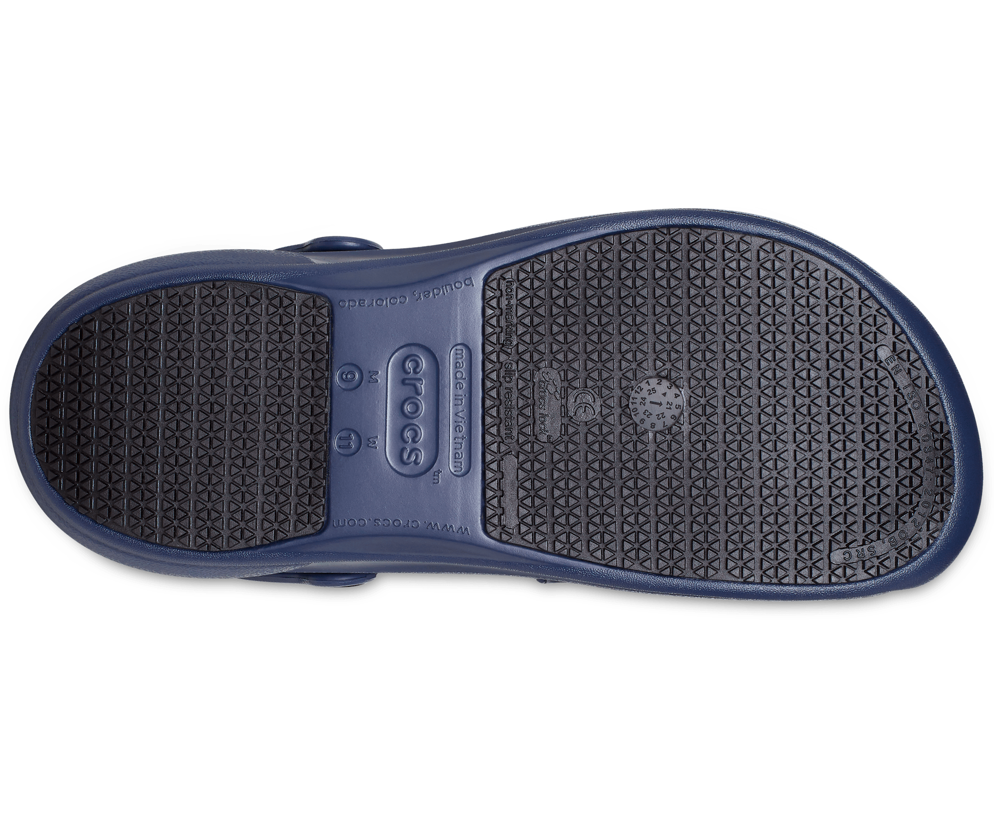 Crocs Bistro Work Clog Black W12/M10 4