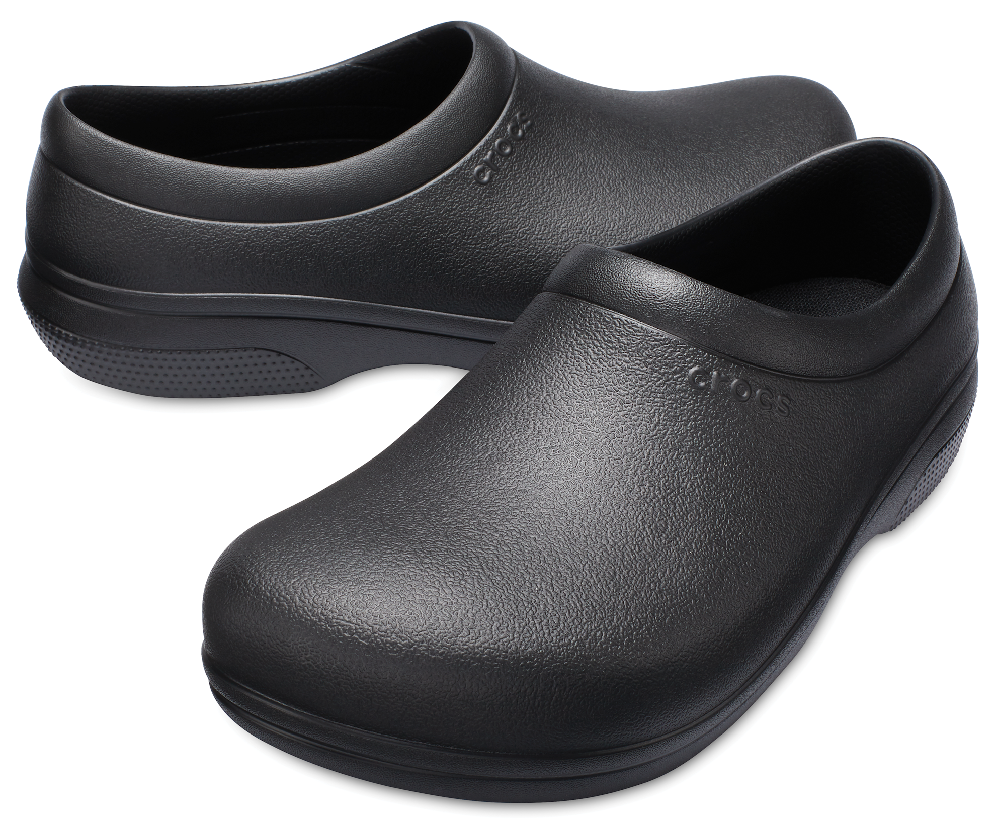 Crocs On The Clock Work Slip-On Black Unisex 2