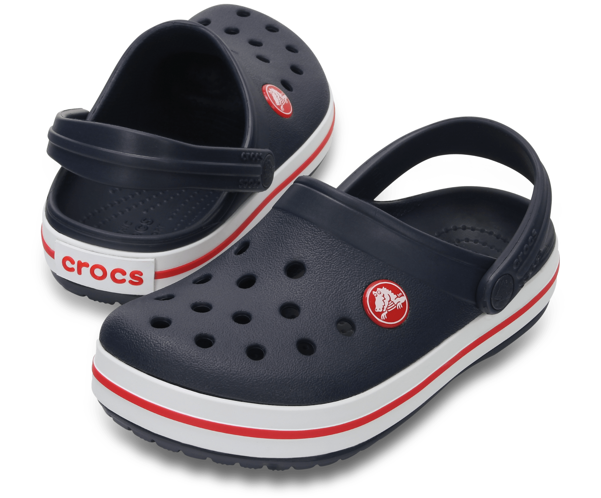 Crocs Crocband Clogs Navy/Red 27-28 9