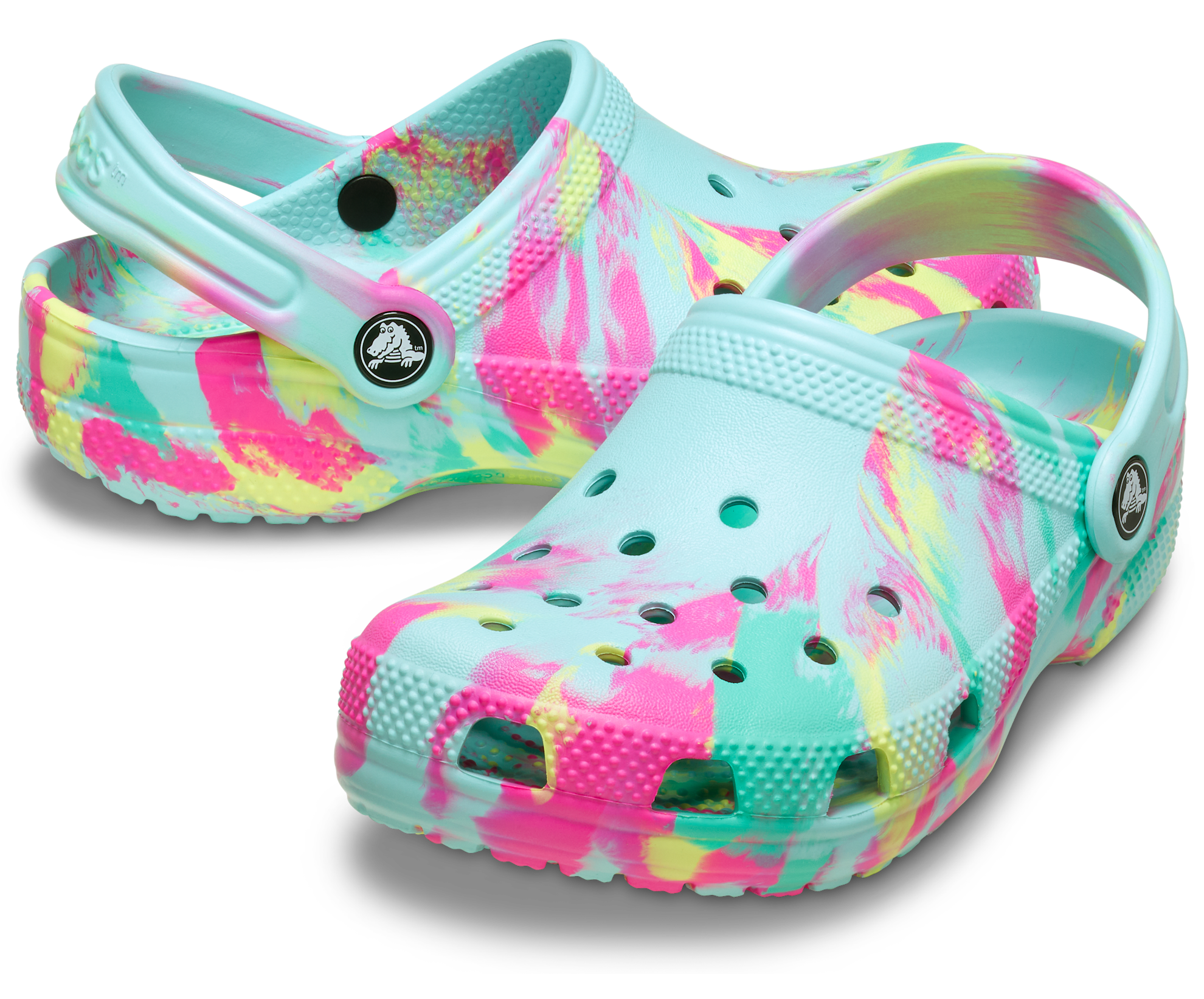 Crocs Classic Marbled Clog Unisex Size J5 2