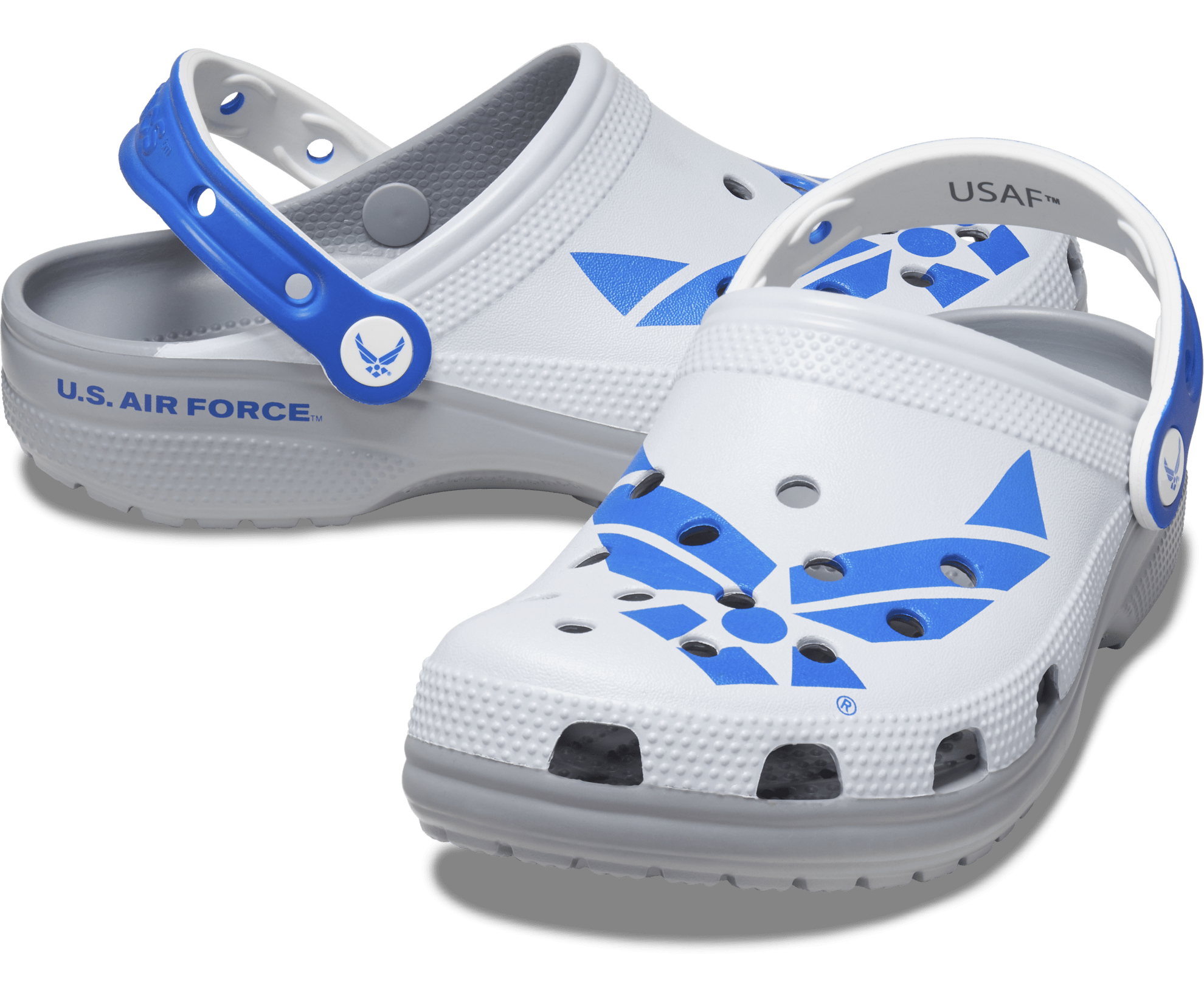 Crocs Classic US Air Force Clog Black W8/M6 2