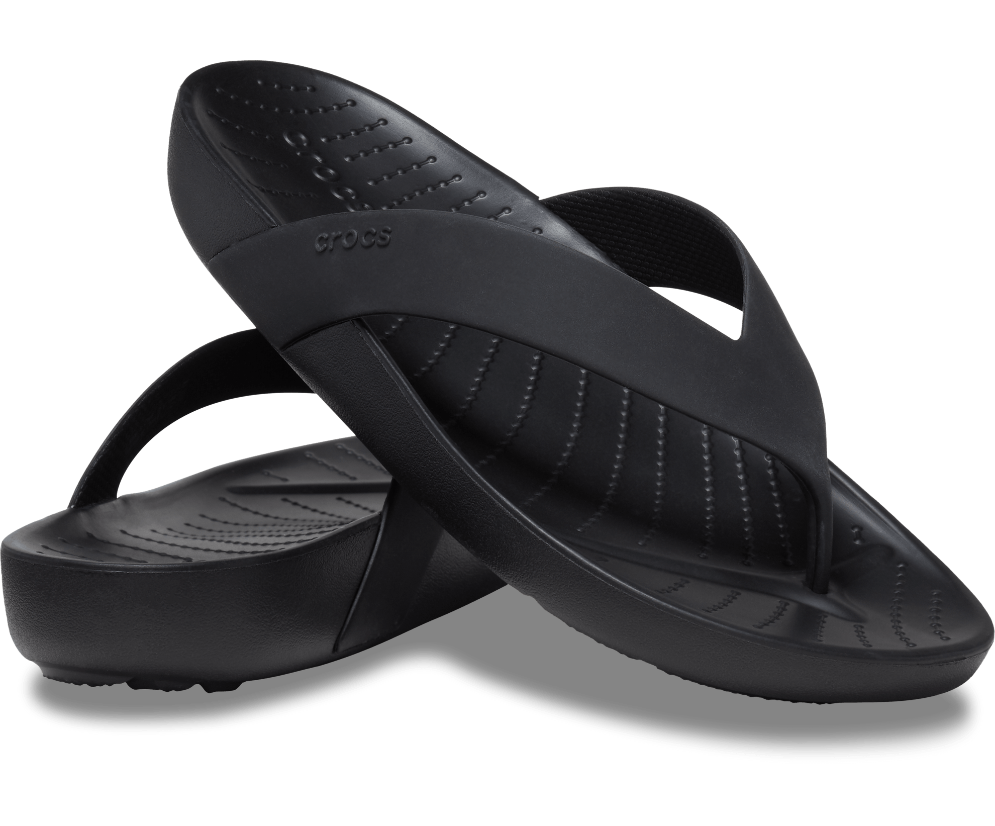 Crocs Splash Flip Sandals Black W10 2
