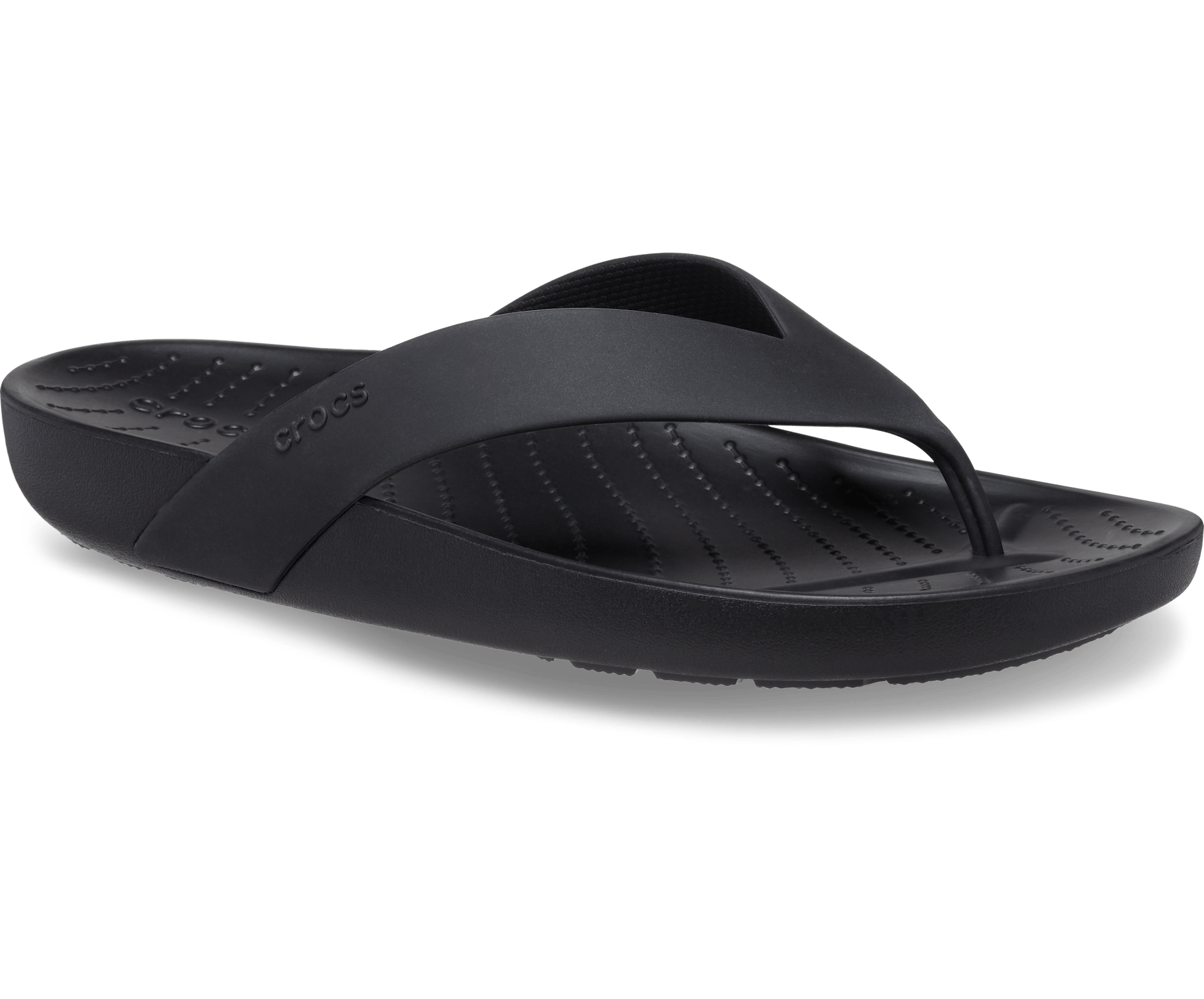 Crocs Splash Flip Sandals Black W10 3